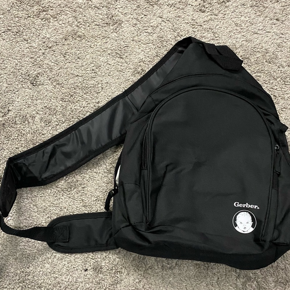 NWOT Gerber Black Baby Bag